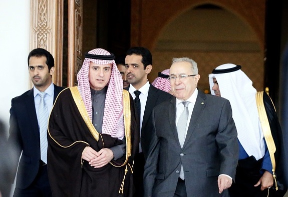 Ramtane Lamamra et Adel Bin Ahmad Al-Jubeir. D. R.